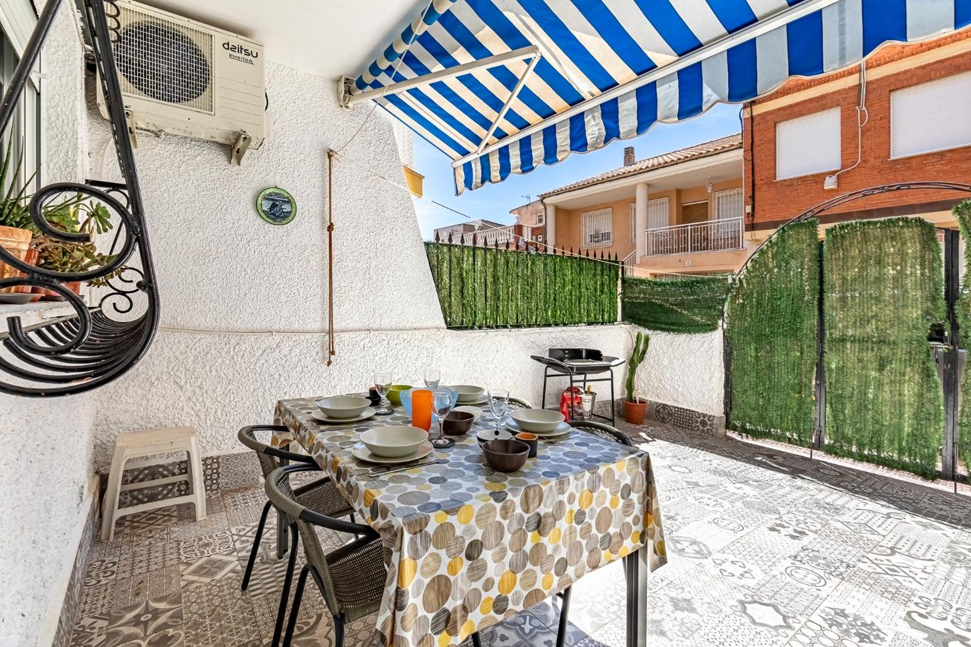 Casa Jansiver - 450M De La Playa, Centrica Pero Tranquila Los Alcázares Eksteriør bilde